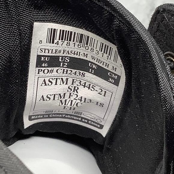 Carhartt Size 12M Force 5" Lightweight Sneaker Boot Nano Comp Safety Toe P33-9 - Picture 7 of 12